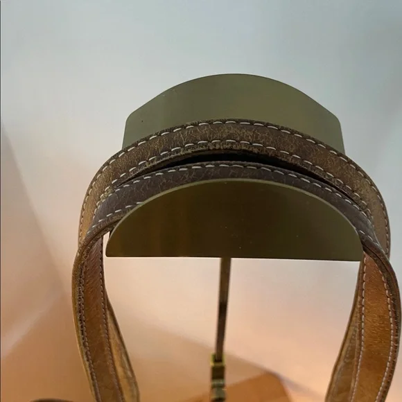 BurberryS Blue Label Plaid Tote Bag with Tan Accents - Picture 8 of 16